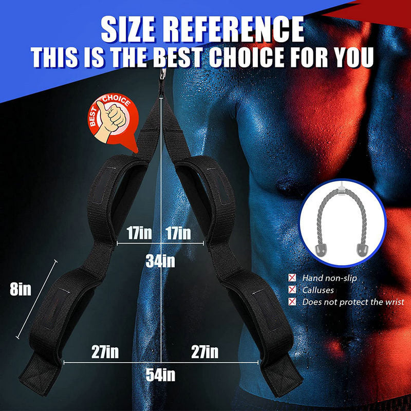 Training Double Head Pulling Rope Gym Accessories