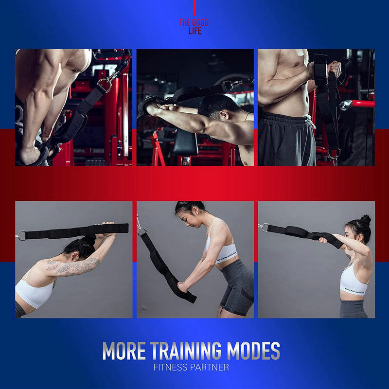 Training Double Head Pulling Rope Gym Accessories